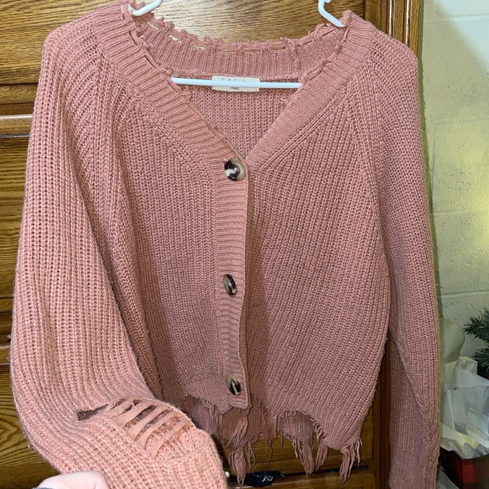 Full Circle pink sweater!!